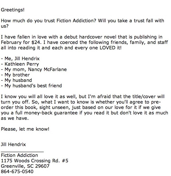 fiction addiction trust fall