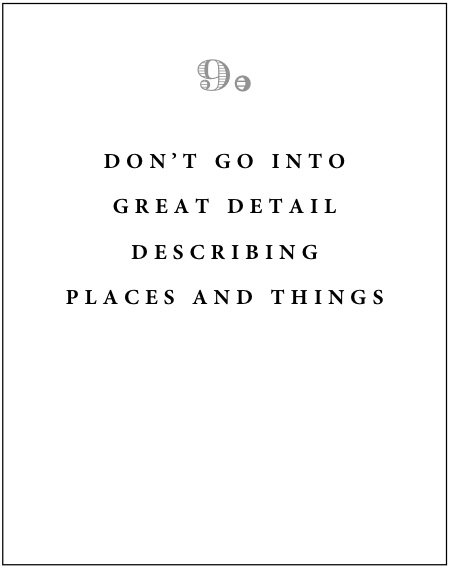 elmore leonard rule 9