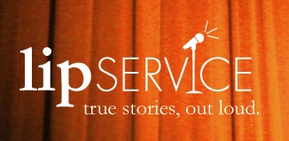 lip service curtain logo