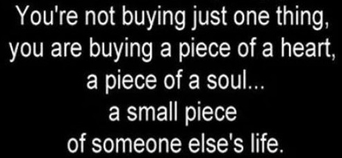 a piece of someone else's life