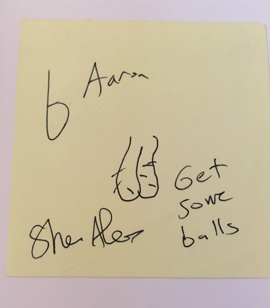 Sherman Alexie's balls